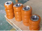 Ruedas económicas de poliuretano de 150 mm